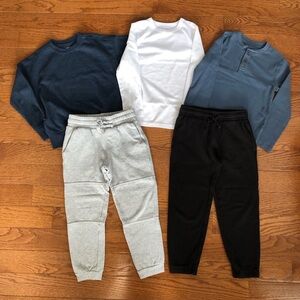 Athletic Works/Wonder Nation Tops snd Pants Lot- size 6/7